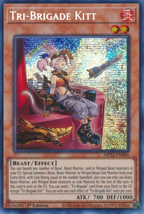 Tri-Brigade Kitt [MP22-EN006] Prismatic Secret Rare | Enigma On Main