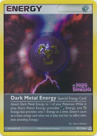 Dark Metal Energy (97/110) (Stamped) [EX: Holon Phantoms] | Enigma On Main