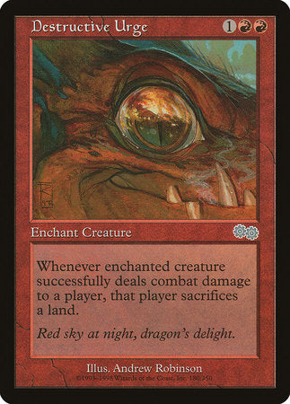 Destructive Urge [Urza's Saga] | Enigma On Main