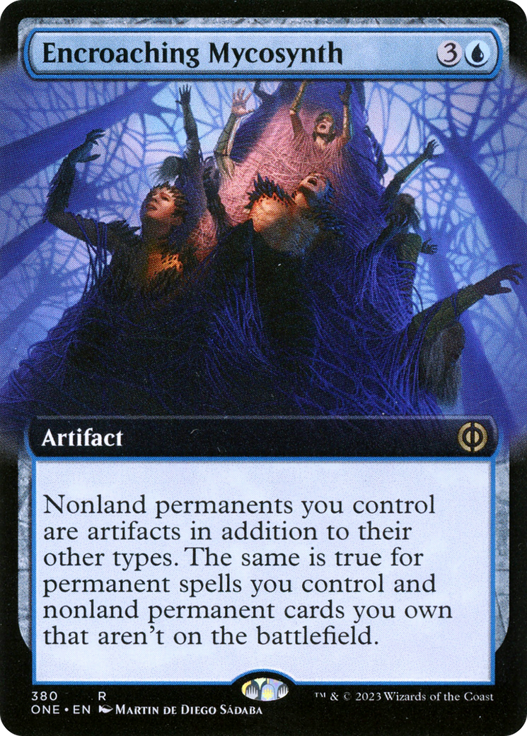 Encroaching Mycosynth (Extended Art) [Phyrexia: All Will Be One] | Enigma On Main