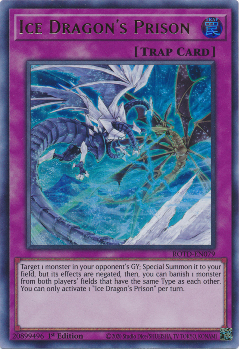 Ice Dragon's Prison [ROTD-EN079] Ultra Rare | Enigma On Main