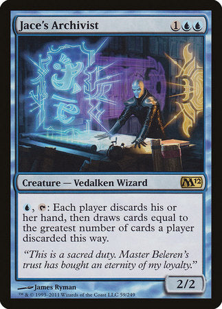 Jace's Archivist [Magic 2012] | Enigma On Main