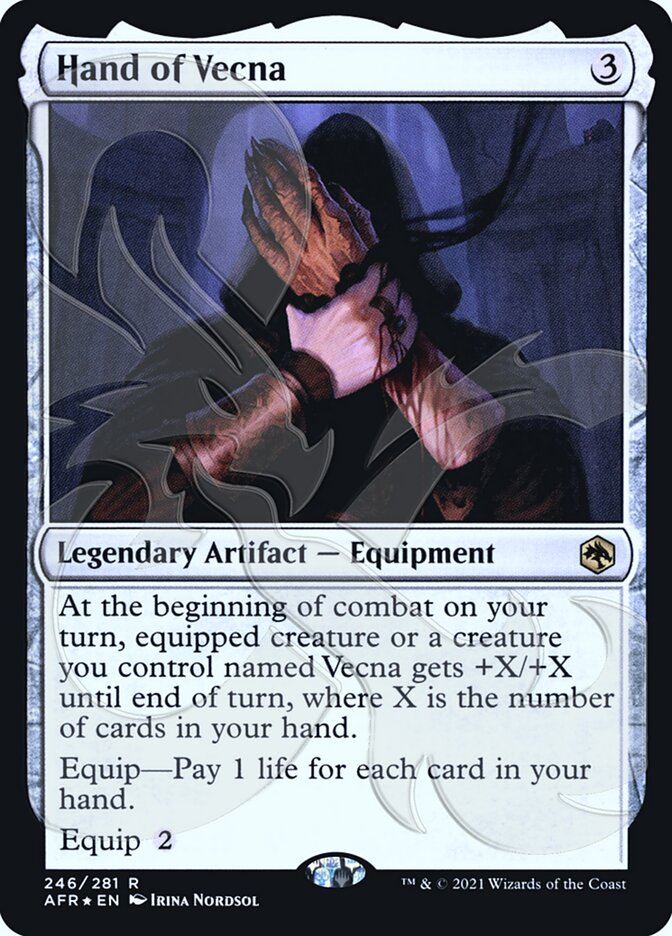 Hand of Vecna (Ampersand Promo) [Dungeons & Dragons: Adventures in the Forgotten Realms Promos] | Enigma On Main