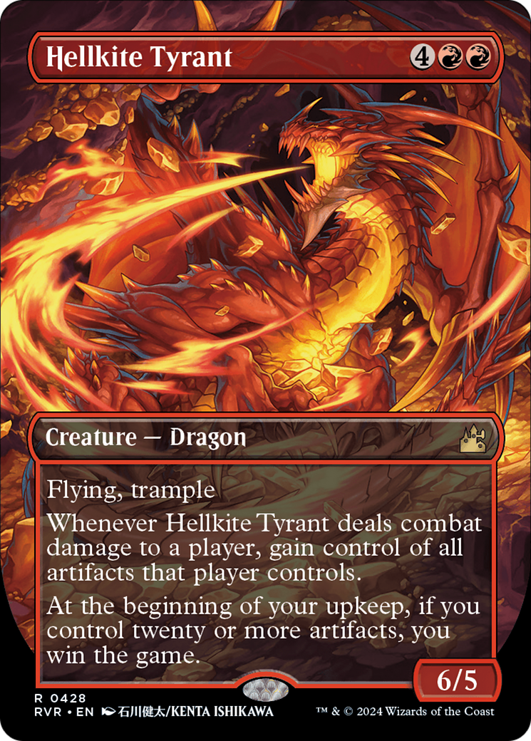 Hellkite Tyrant (Anime Borderless) [Ravnica Remastered] | Enigma On Main