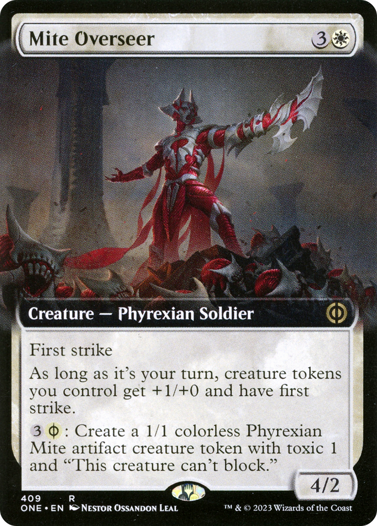 Mite Overseer (Extended Art) [Phyrexia: All Will Be One] | Enigma On Main