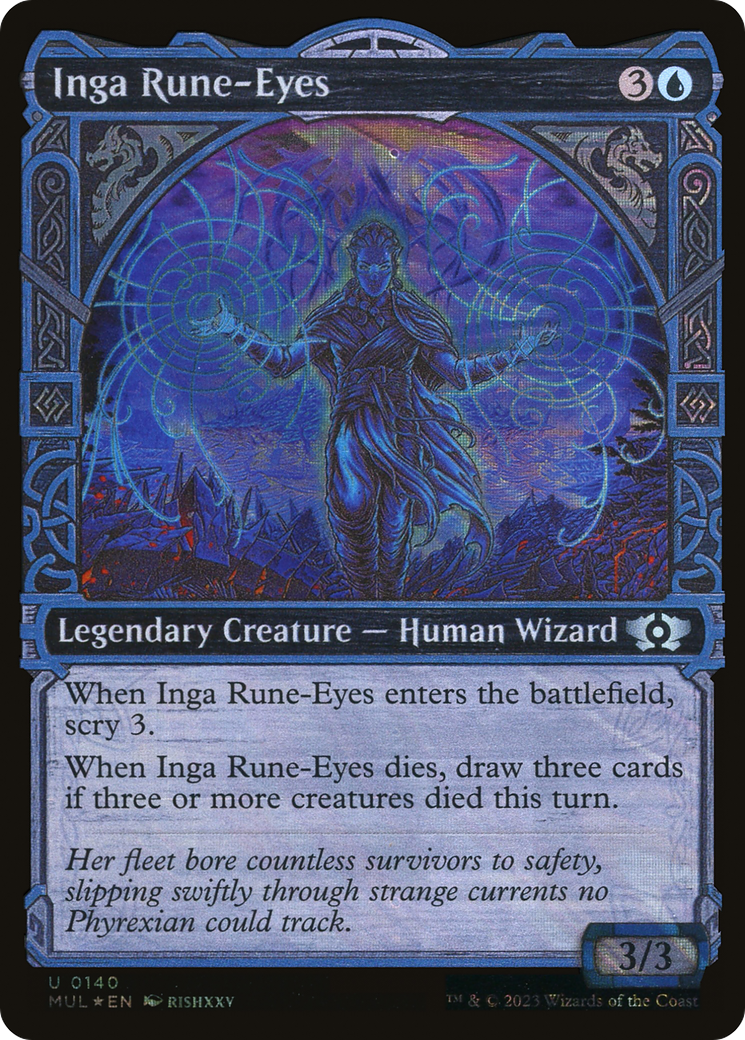 Inga Rune-Eyes (Halo Foil) [Multiverse Legends] | Enigma On Main