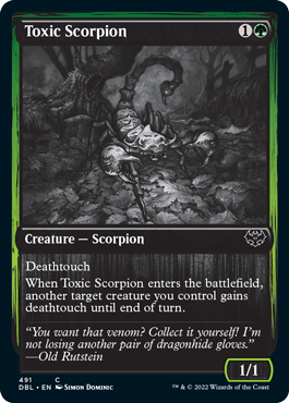 Toxic Scorpion [Innistrad: Double Feature] | Enigma On Main