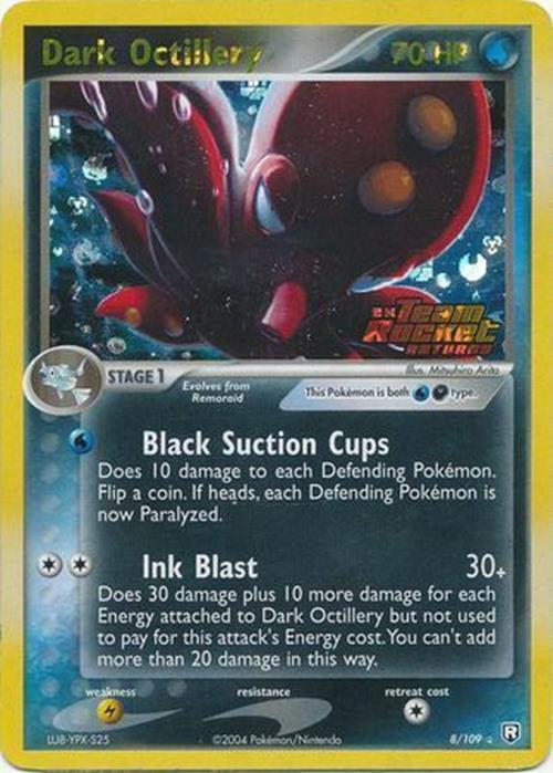 Dark Octillery (8/109) (Stamped) [EX: Team Rocket Returns] | Enigma On Main