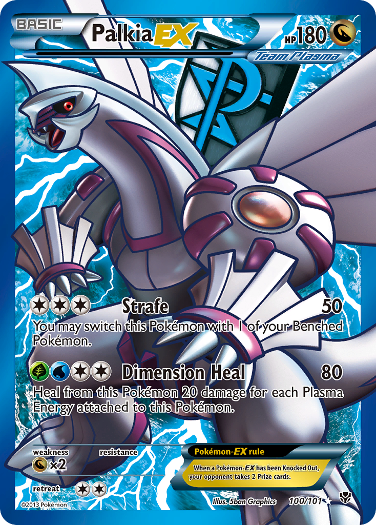 Palkia EX (100/101) [Black & White: Plasma Blast] | Enigma On Main