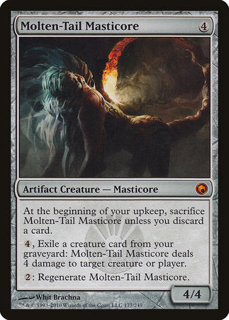 Molten-Tail Masticore [Scars of Mirrodin] | Enigma On Main