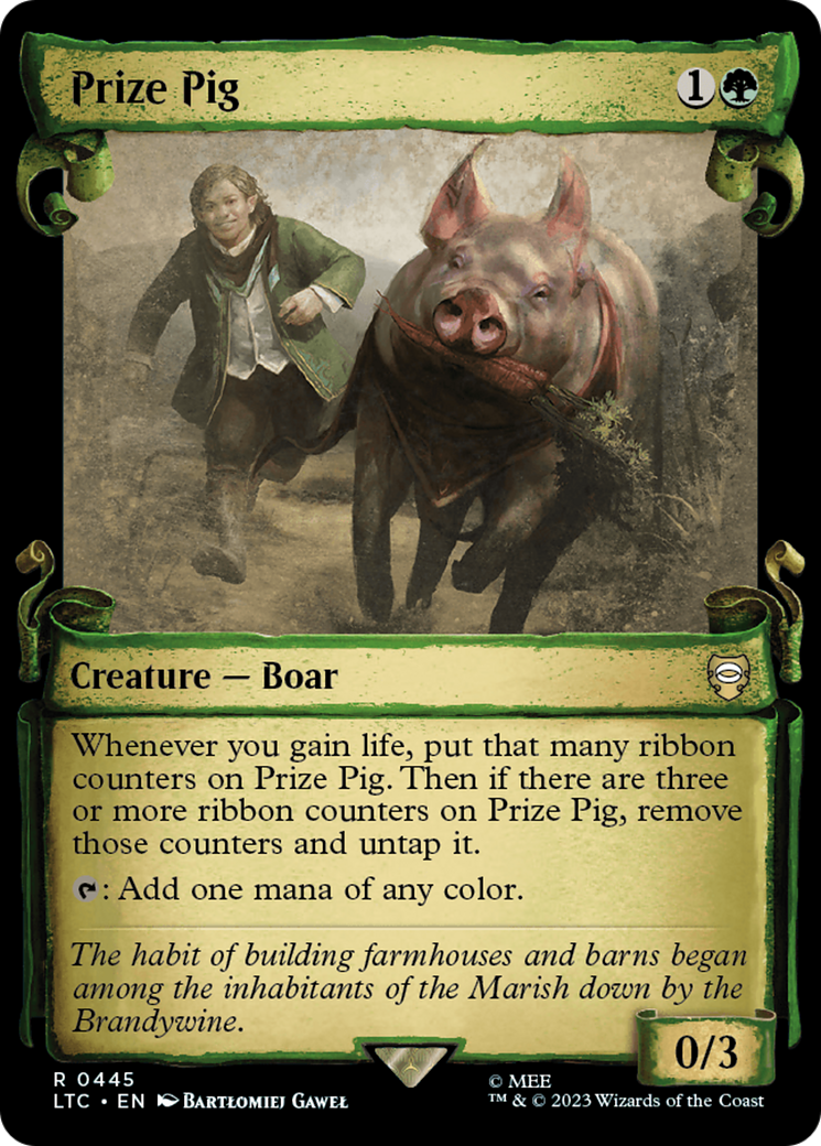 Prize Pig [The Lord of the Rings: Tales of Middle-Earth Commander Showcase Scrolls] | Enigma On Main