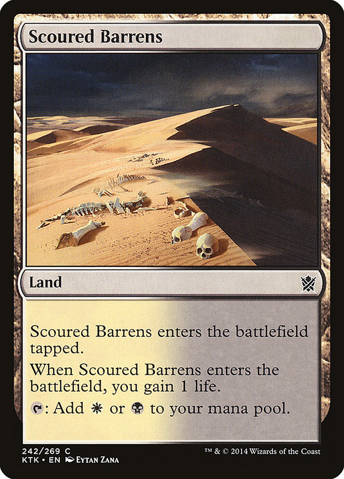 Scoured Barrens [Khans of Tarkir] | Enigma On Main