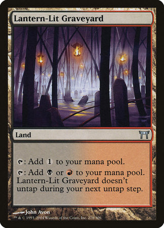 Lantern-Lit Graveyard [Champions of Kamigawa] | Enigma On Main