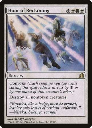 Hour of Reckoning [Commander 2011] | Enigma On Main