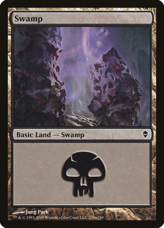 Swamp (239a) [Zendikar] | Enigma On Main