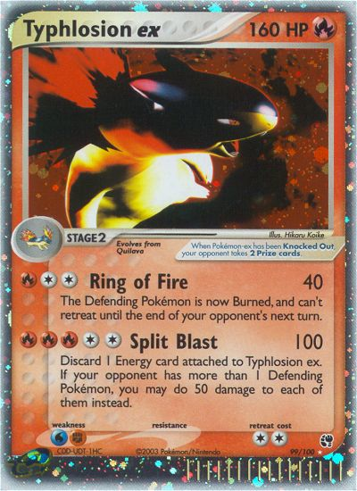 Typhlosion ex (99/100) [EX: Sandstorm] | Enigma On Main