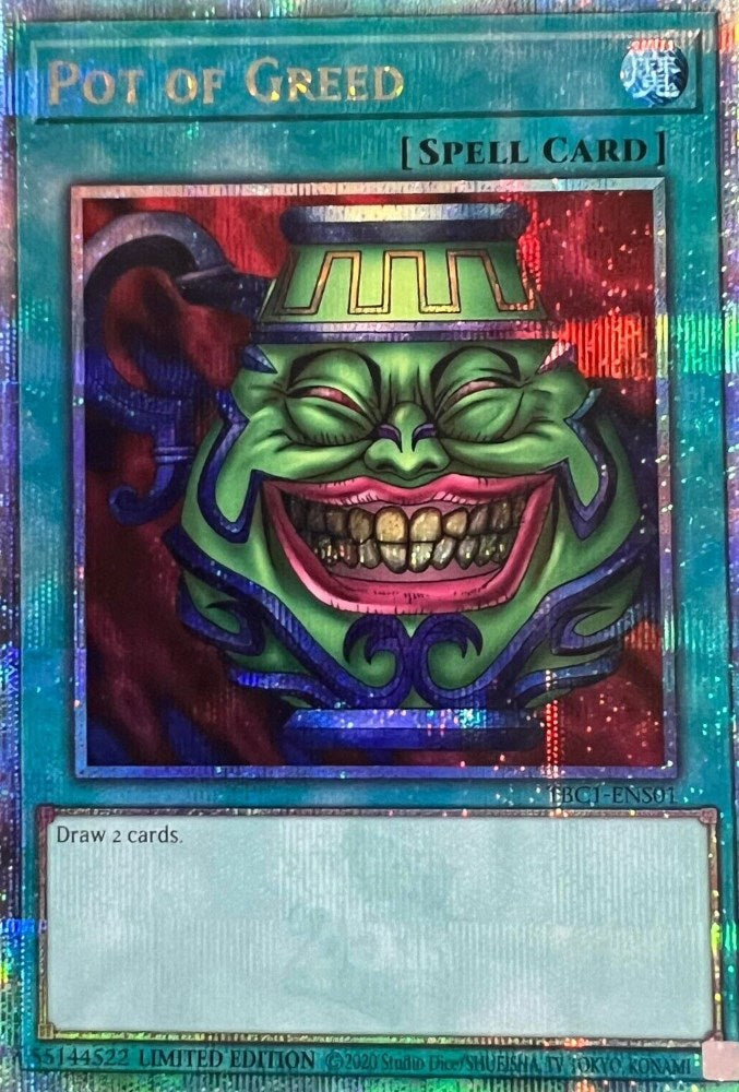 Pot of Greed [TBC1-ENS01] Secret Rare | Enigma On Main