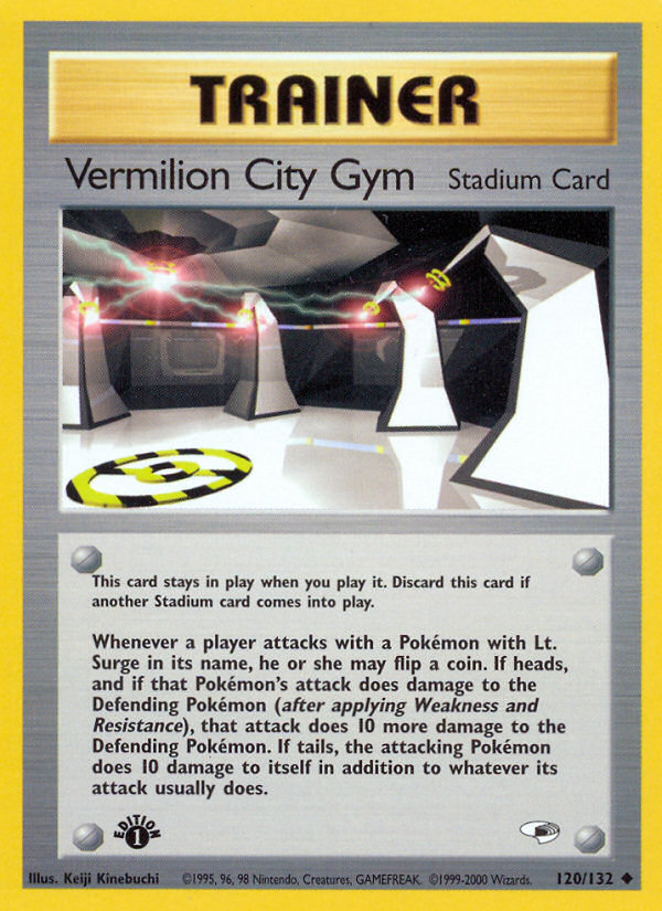 Vermilion City Gym (120/132) [Gym Heroes 1st Edition] | Enigma On Main