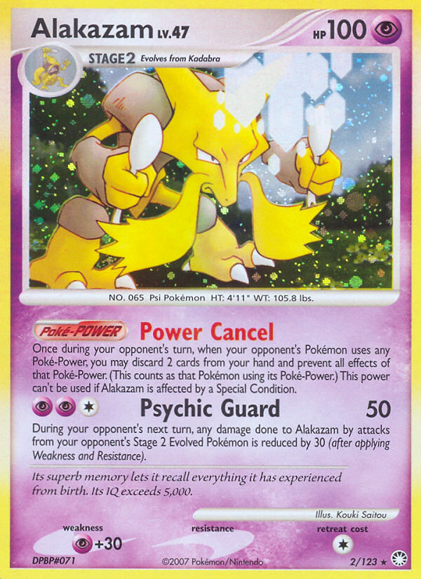 Alakazam (2/123) [Diamond & Pearl: Mysterious Treasures] | Enigma On Main