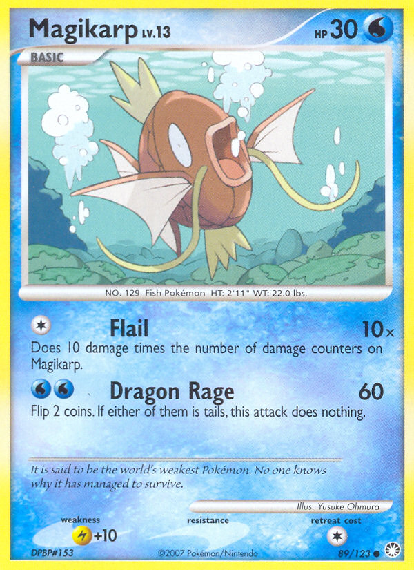 Magikarp (89/123) [Diamond & Pearl: Mysterious Treasures] | Enigma On Main