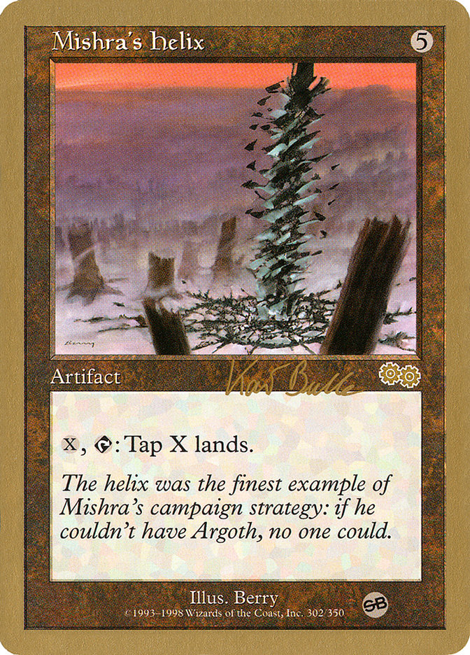 Mishra's Helix (Kai Budde) (SB) [World Championship Decks 1999] | Enigma On Main