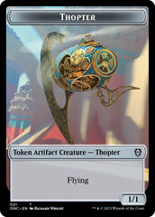 Myr // Thopter Double-Sided Token [Phyrexia: All Will Be One Commander Tokens] | Enigma On Main
