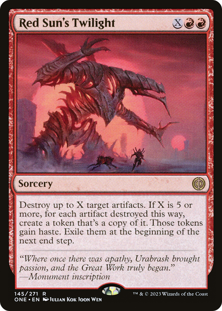 Red Sun's Twilight [Phyrexia: All Will Be One] | Enigma On Main