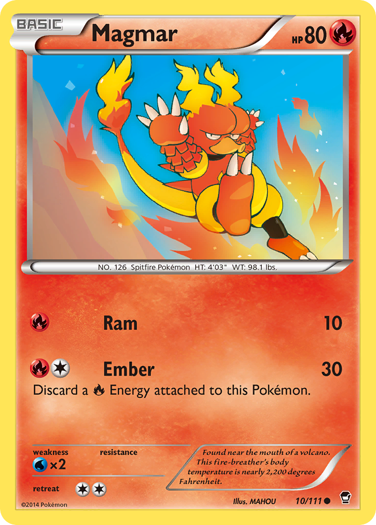 Magmar (10/111) [XY: Furious Fists] | Enigma On Main