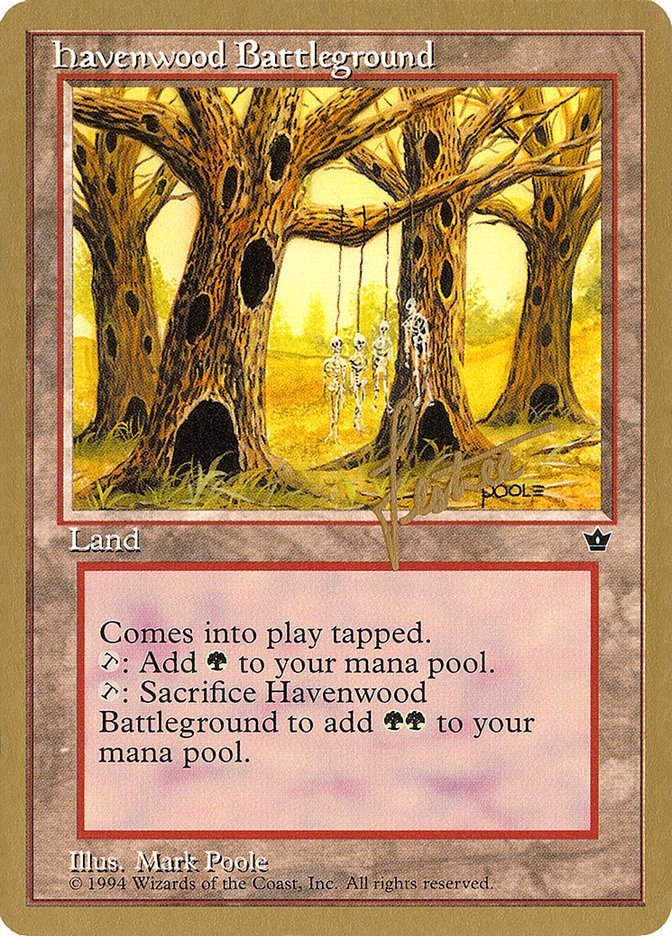 Havenwood Battleground (Bertrand Lestree) [Pro Tour Collector Set] | Enigma On Main