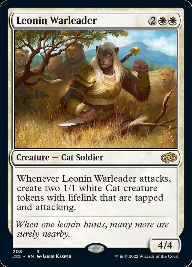 Leonin Warleader [Jumpstart 2022] | Enigma On Main