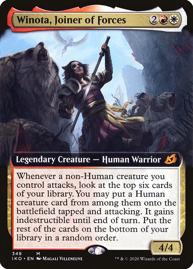 Winota, Joiner of Forces (Extended Art) [Ikoria: Lair of Behemoths] | Enigma On Main
