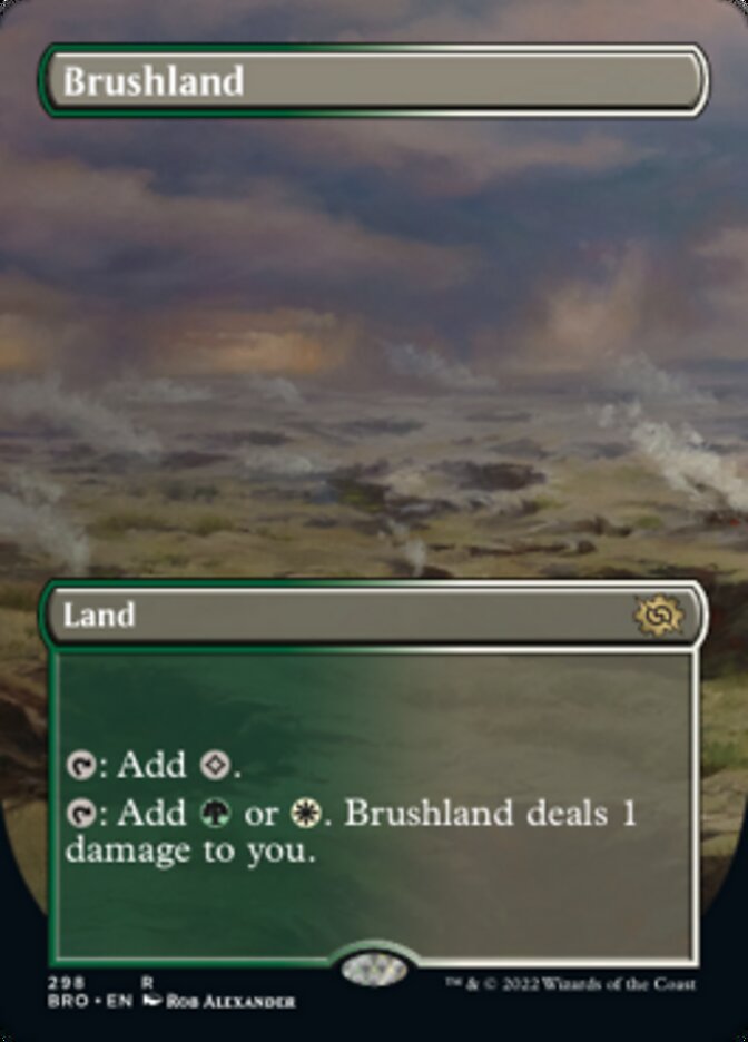 Brushland (Borderless Alternate Art) [The Brothers' War] | Enigma On Main