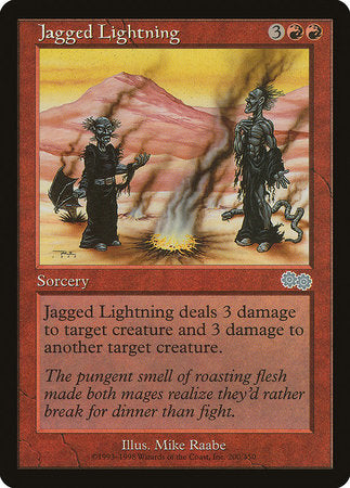 Jagged Lightning [Urza's Saga] | Enigma On Main