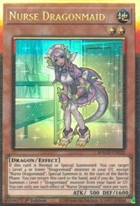 Nurse Dragonmaid [MAGO-EN020] Gold Rare | Enigma On Main