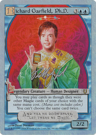 Richard Garfield, Ph.D. (Alternate Foil) [Unhinged] | Enigma On Main