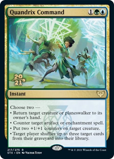 Quandrix Command [Strixhaven: School of Mages Prerelease Promos] | Enigma On Main