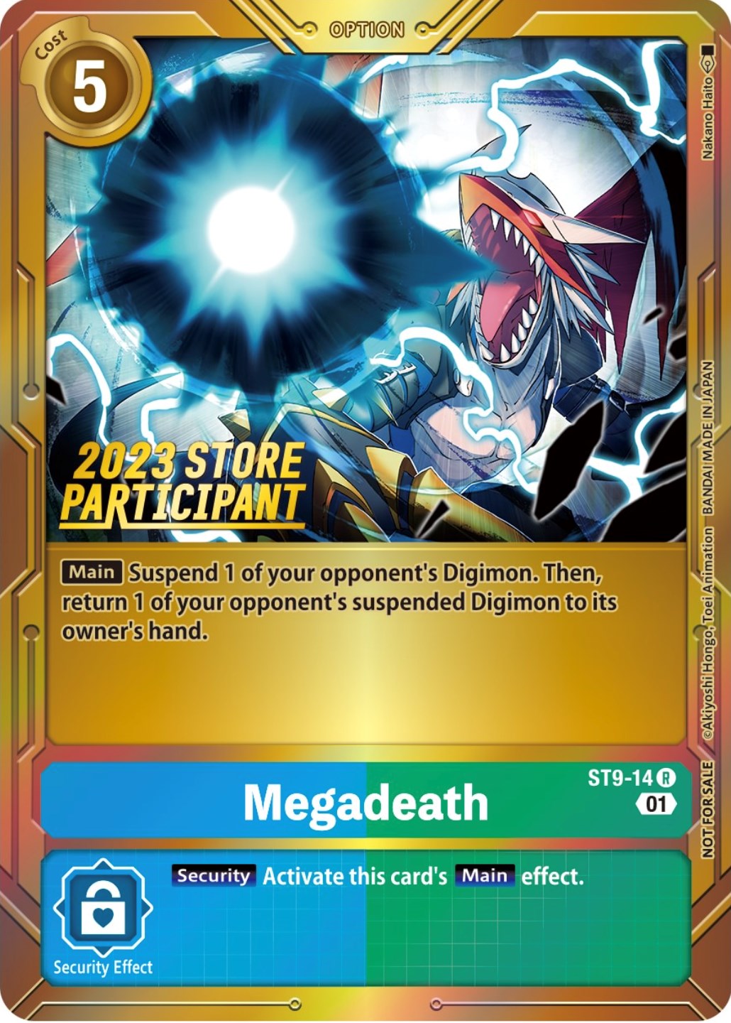 Megadeath [ST9-14] (2023 Store Participant) [Starter Deck: Ultimate Ancient Dragon Promos] | Enigma On Main