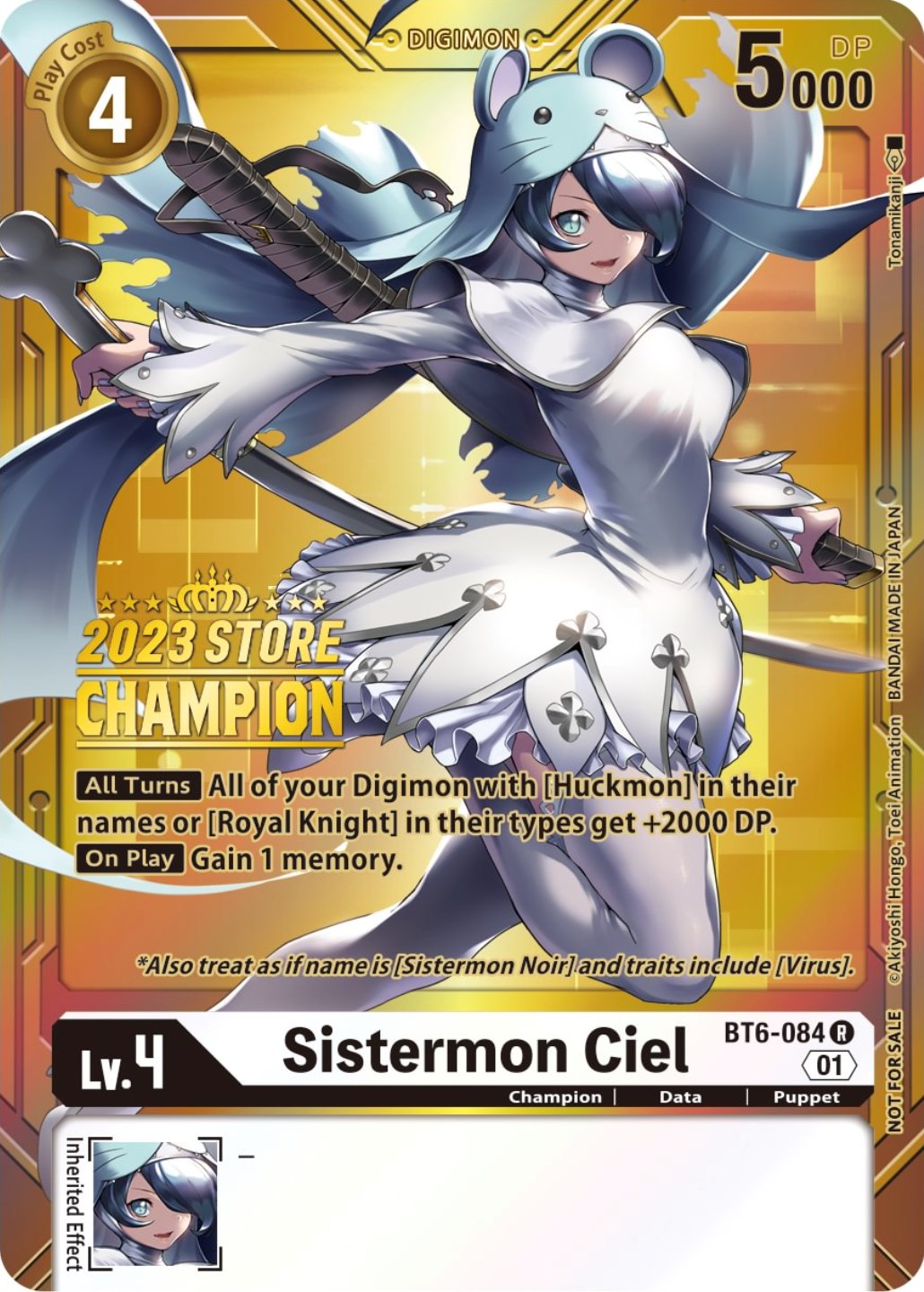 Sistermon Ciel [BT6-084] (2023 Store Champion) [Double Diamond Promos] | Enigma On Main