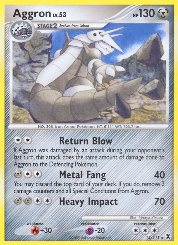 Aggron (14/111) [Platinum: Rising Rivals] | Enigma On Main