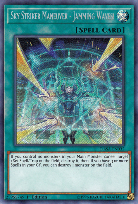 Sky Striker Maneuver - Jamming Waves! [DASA-EN032] Secret Rare | Enigma On Main