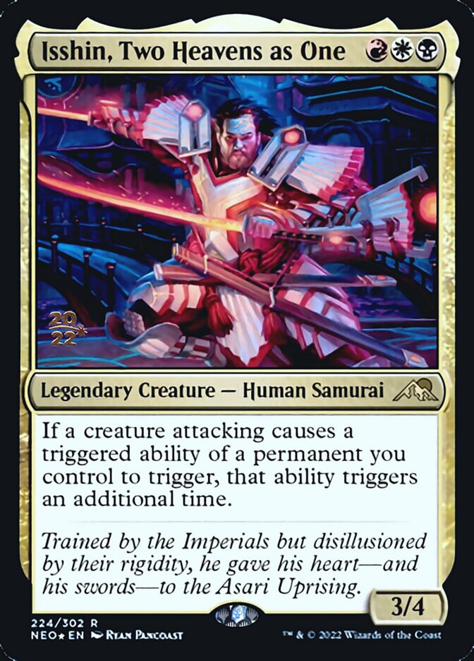 Isshin, Two Heavens as One [Kamigawa: Neon Dynasty Prerelease Promos] | Enigma On Main