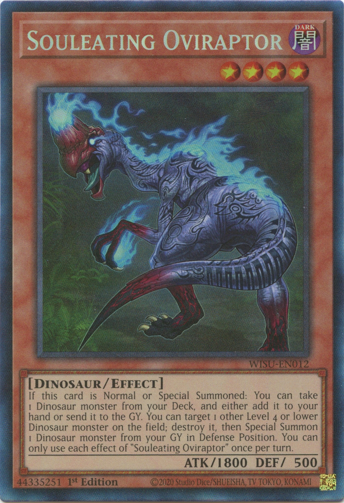 Souleating Oviraptor [WISU-EN012] Collector's Rare | Enigma On Main