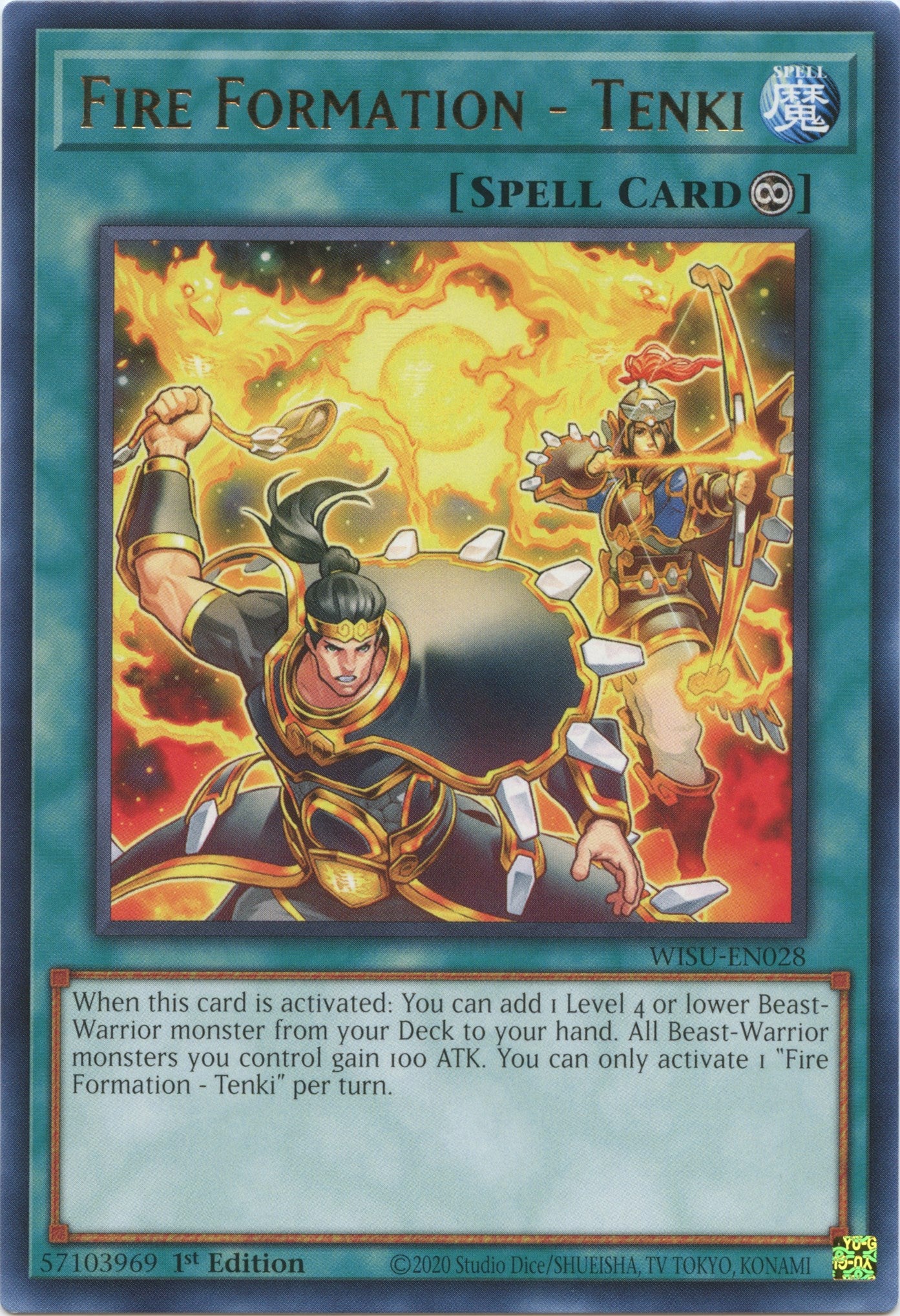 Fire Formation - Tenki [WISU-EN028] Rare | Enigma On Main