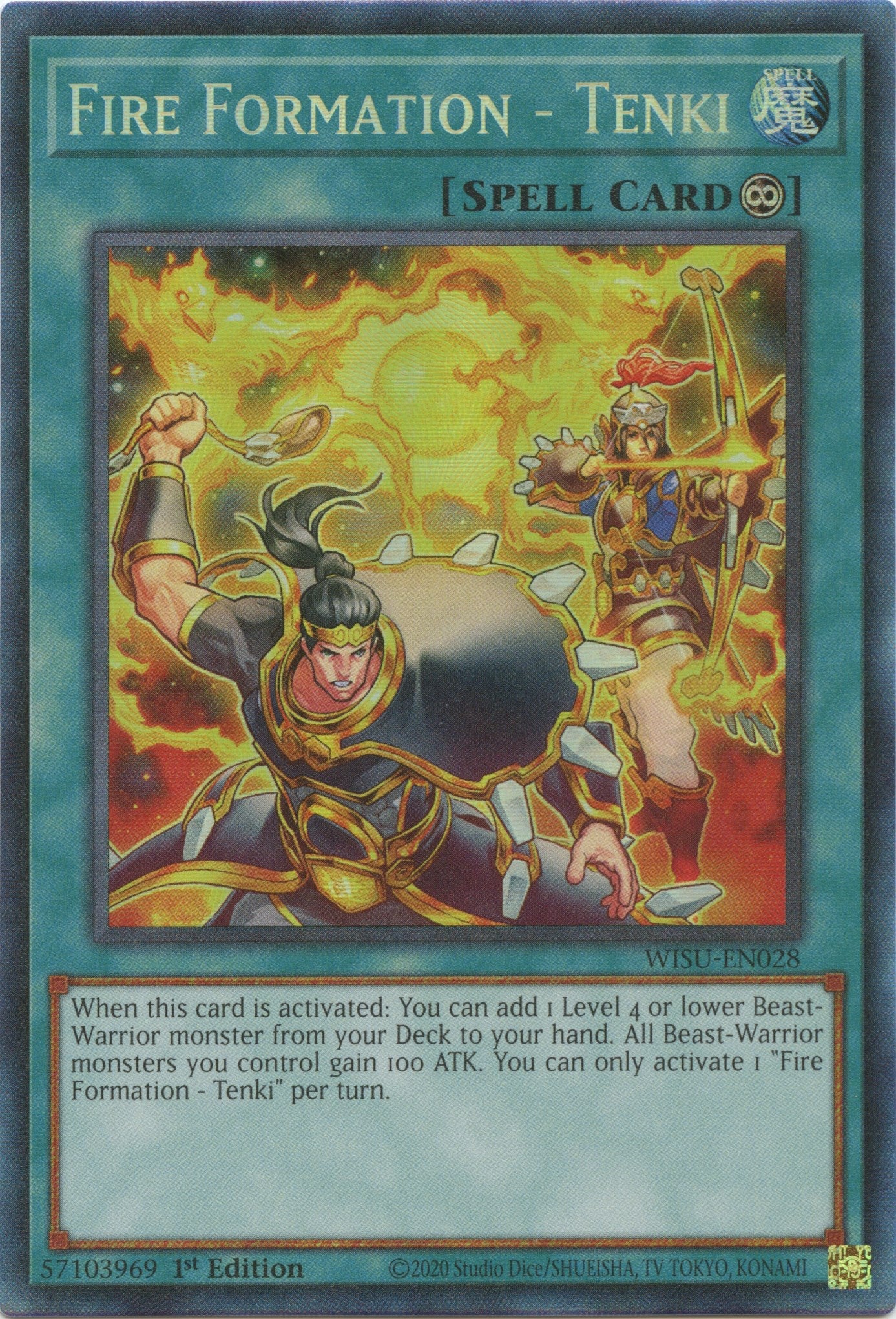 Fire Formation - Tenki [WISU-EN028] Collector's Rare | Enigma On Main