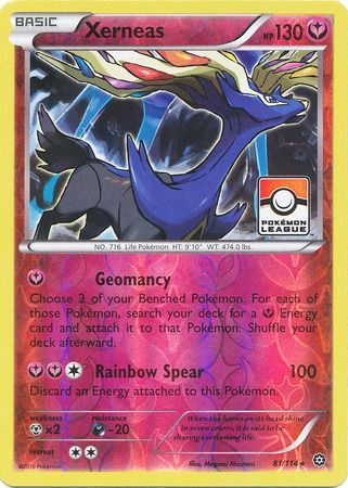 Xerneas (81/114) (Steam Siege League Promo) [XY: Steam Siege] | Enigma On Main