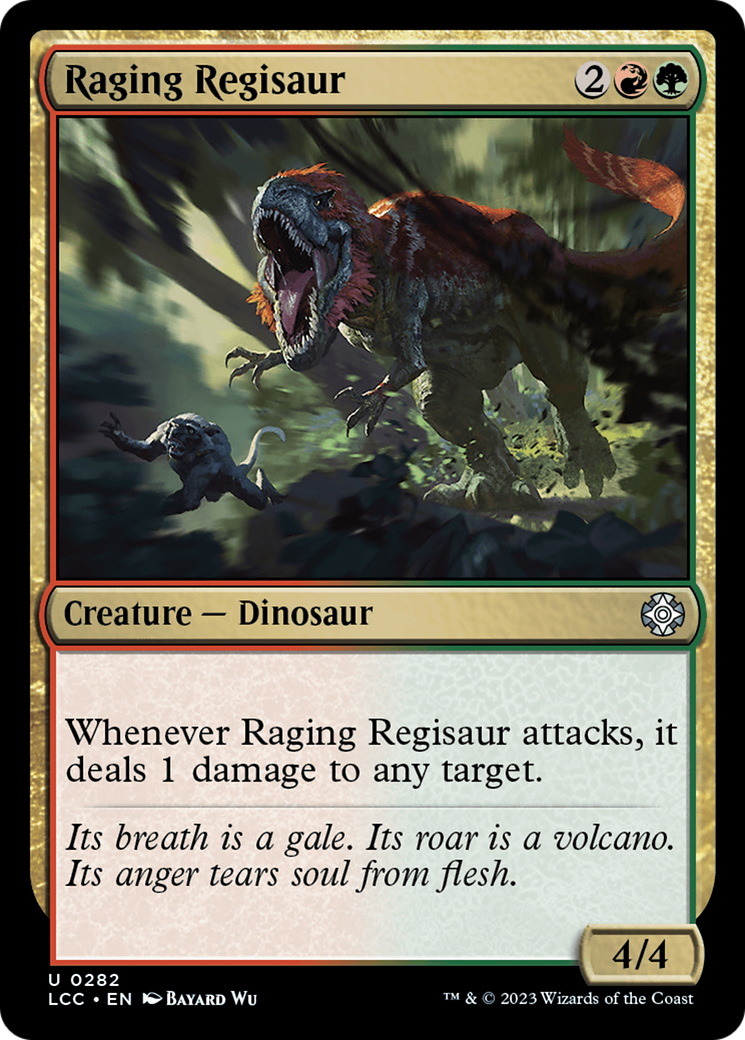 Raging Regisaur [The Lost Caverns of Ixalan Commander] | Enigma On Main