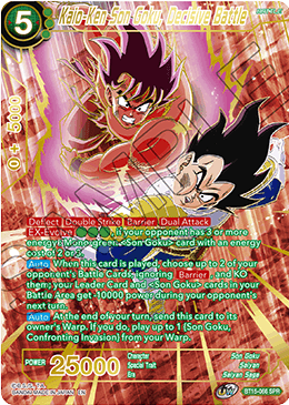 Kaio-Ken Son Goku, Decisive Battle (SPR) (BT15-066) [Saiyan Showdown] | Enigma On Main