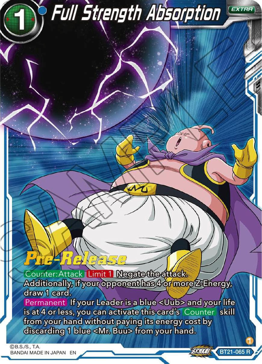 Full Strength Absorption (BT21-065) [Wild Resurgence Pre-Release Cards] | Enigma On Main