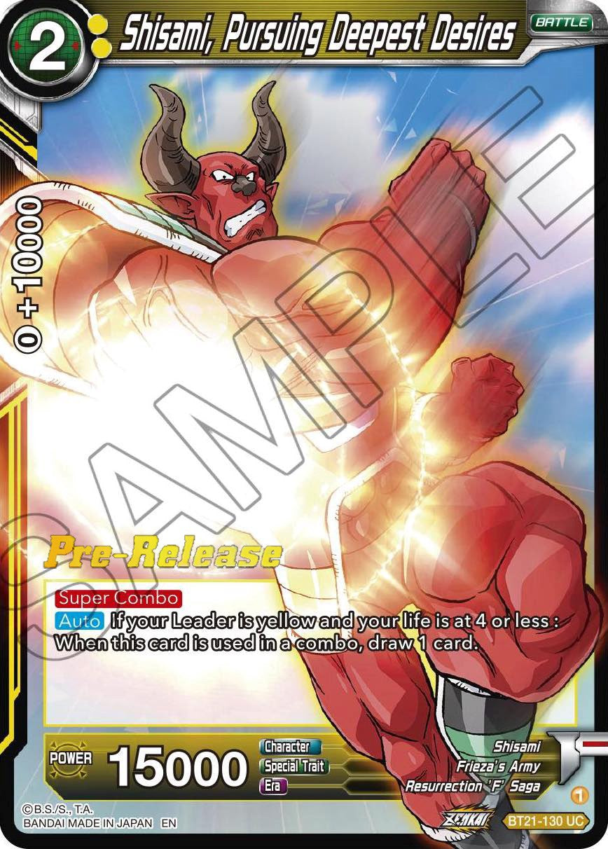 Shisami, Pursuing Deepest Desires (BT21-130) [Wild Resurgence Pre-Release Cards] | Enigma On Main