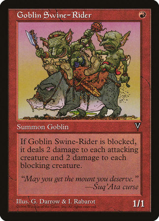 Goblin Swine-Rider [Visions] | Enigma On Main